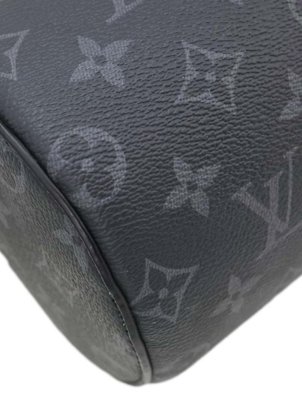 Louis Vuitton  Polochon PM Soft Monogram Eclipse Canvas Crossbody Bag Black - Picture 9 of 14